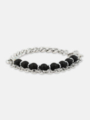 The Boho Beaded Bracelet - Onyx Black