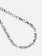 The Knot Chain Necklace - Metallic Silver