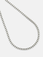 The Industrial Chain Necklace - Metallic Silver