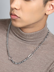 The Mechanical Chain Necklace - Metallic Silver