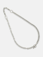 The Mechanical Chain Necklace - Metallic Silver
