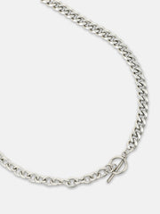 The Mechanical Chain Necklace - Metallic Silver