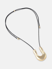 The Houston Pendant Necklace California Gold