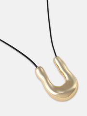 The Houston Pendant Necklace California Gold