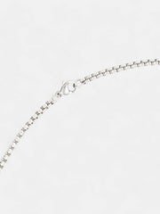 The Imperial Crucifix Pendant Necklace - Metallic Silver