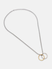 The Halos Pendant Necklace - Metallic Silver