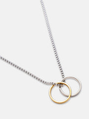 The Halos Pendant Necklace - Metallic Silver