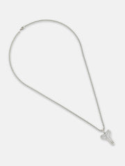 The Trinity Pendant Necklace - Metallic Silver