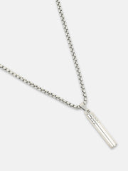 The Whistle Pendant Necklace - Metallic Silver