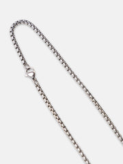 The Leo Pendant Necklace - Metallic Silver