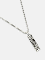 The Slayer Pendant Necklace - Metallic Silver
