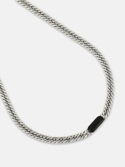 The Dainty Pendant Necklace - Metallic Silver