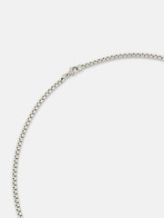 The Hálos Pendant Necklace - Metallic Silver