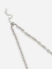 The Flash Pendant Necklace - Metallic Silver