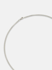 The Torque Pendant Necklace - Metallic Silver