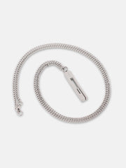 The Swirl Pendant Necklace - Metallic Silver