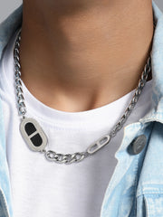 The Intera Chain Necklace - Metallic Silver