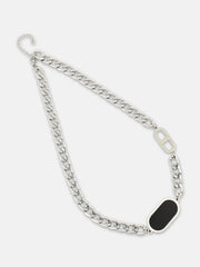 The Intera Chain Necklace - Metallic Silver