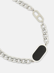 The Intera Chain Necklace - Metallic Silver