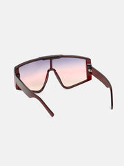 The Chalet Shield Sunglasses - Chocolate Brown