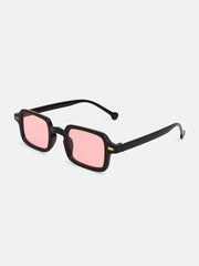 The Sonic Rectangular Sunglass Onyx Black