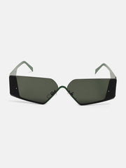 The Electra Shield Sunglass Jungle Green