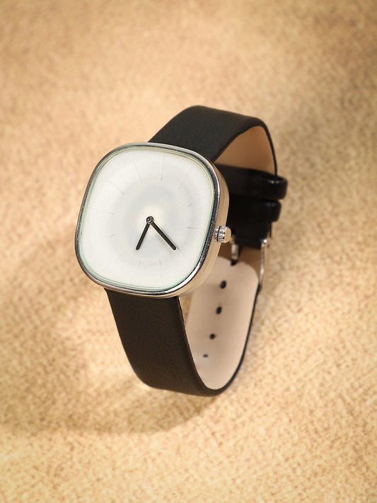 The Off-Duty Cushion Watch - Onyx Black