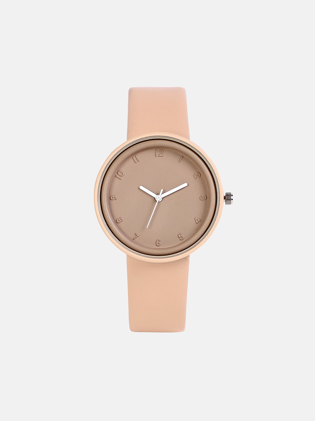 The Off-Duty Round Watch - Sand Beige