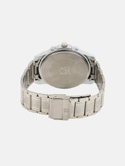 The Studio Round Watch - Metallic Silver