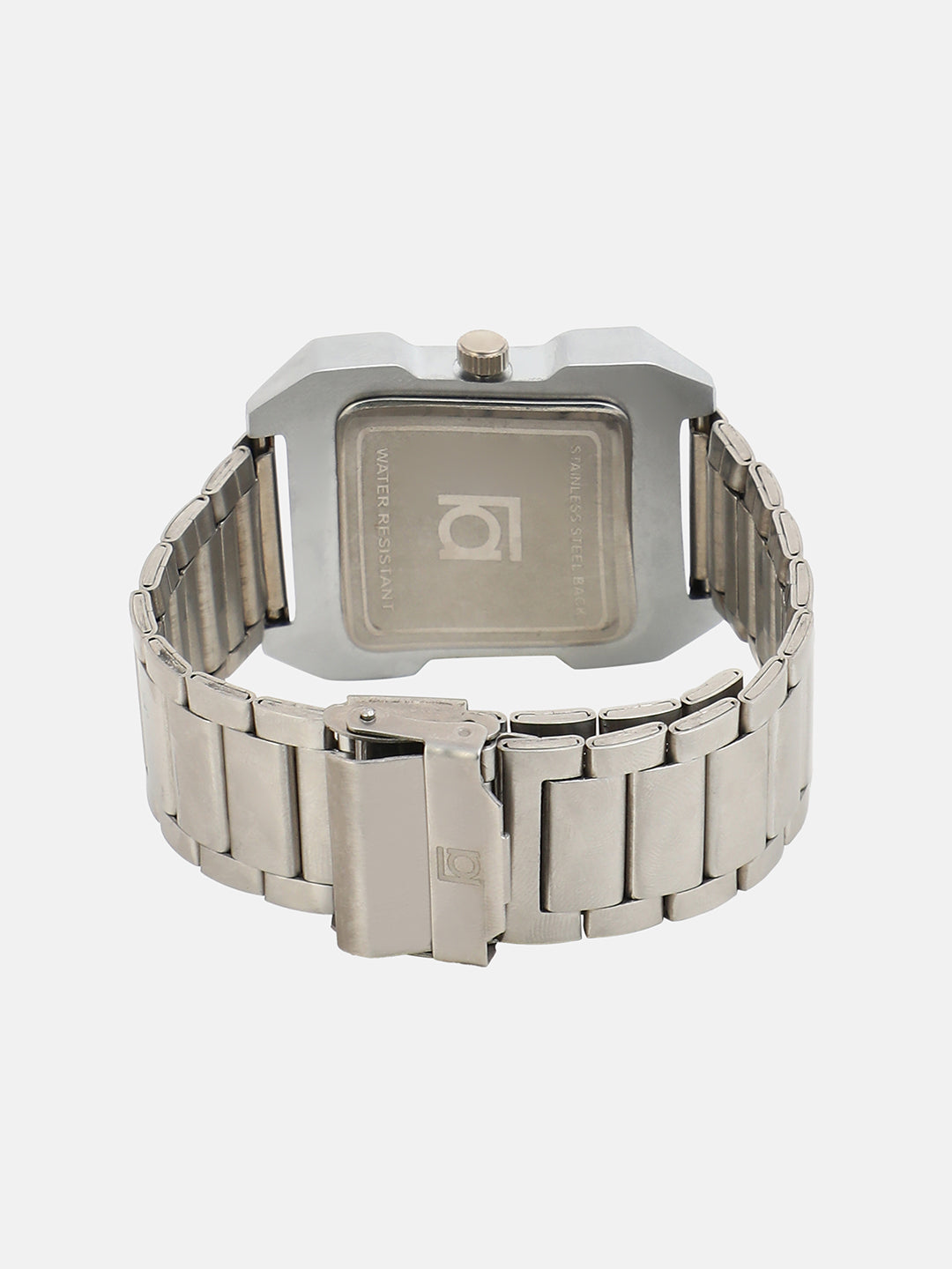 French Accent - The Blazer Square Watch - Metallic Silver