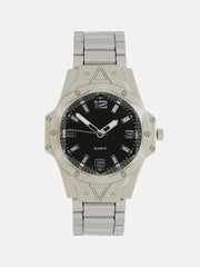 The Torque Driftor Round Watch - Metallic Silver