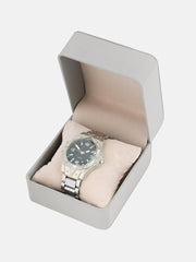 The Torque Driftor Round Watch - Metallic Silver