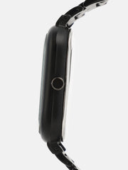 The Noir Rectangular Watch - Onyx Black