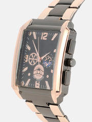 The Navir Four-Dial Rectangular Watch - Multicolour