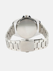 The Ribbed Round Watch - Midnight Black