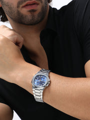 The Luméa Round Watch - Metallic Silver