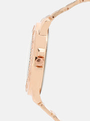 The Nocturne Round Watch - Rose Gold