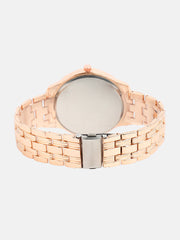 The Nocturne Round Watch - Rose Gold