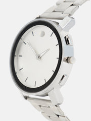 The Bijou Round Watch - Metallic Silver