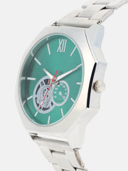 The Formula Chain Round Watch - Kelly Green