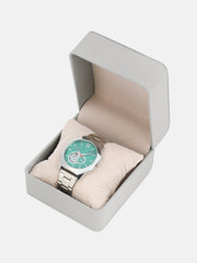 The Formula Chain Round Watch - Kelly Green