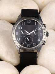 The Peregron Round Watch - Onyx Black