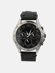 The Peregron Round Watch - Onyx Black