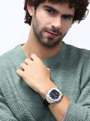 The Nomadé Four-Dial Round Watch - Onyx Black