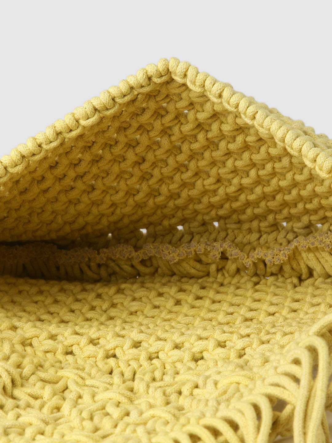Lime Crochet Crossbody Handbag