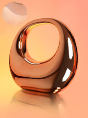 The Sculptural Hand Bag - Copper Brown