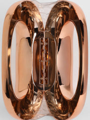 The Sculptural Hand Bag - Copper Brown