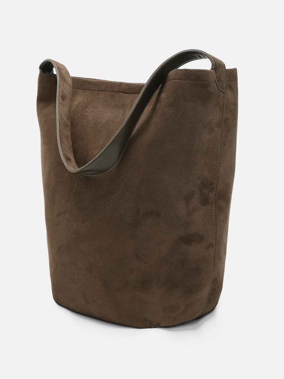 The Bucket Tote Bag - Coffee Brown