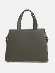 The Auraté Hand Bag - Seaweed Green