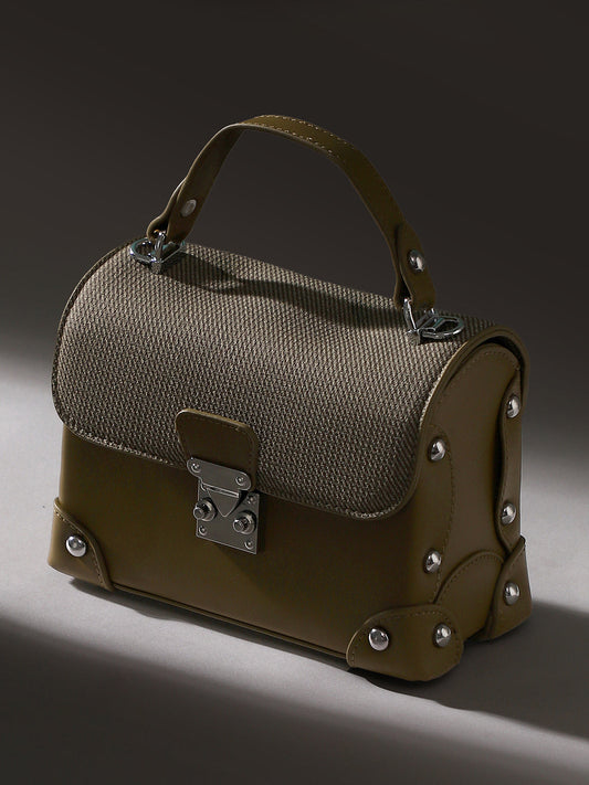 The Trunk Hand Bag - Olive Green